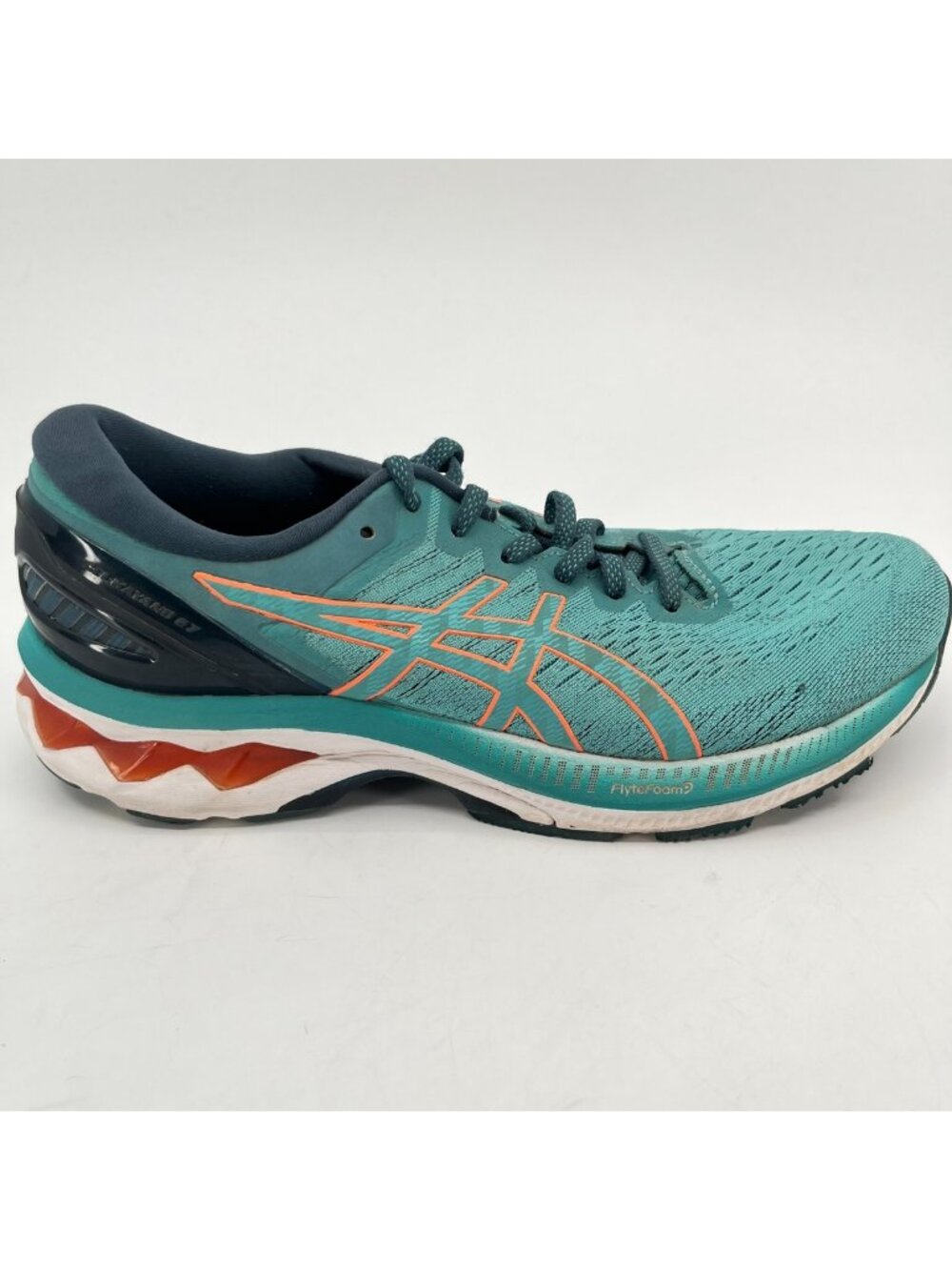 Asics Gel-Kayano 27 Womens Size 9D Blue White Athletic Running Shoes Sneakers